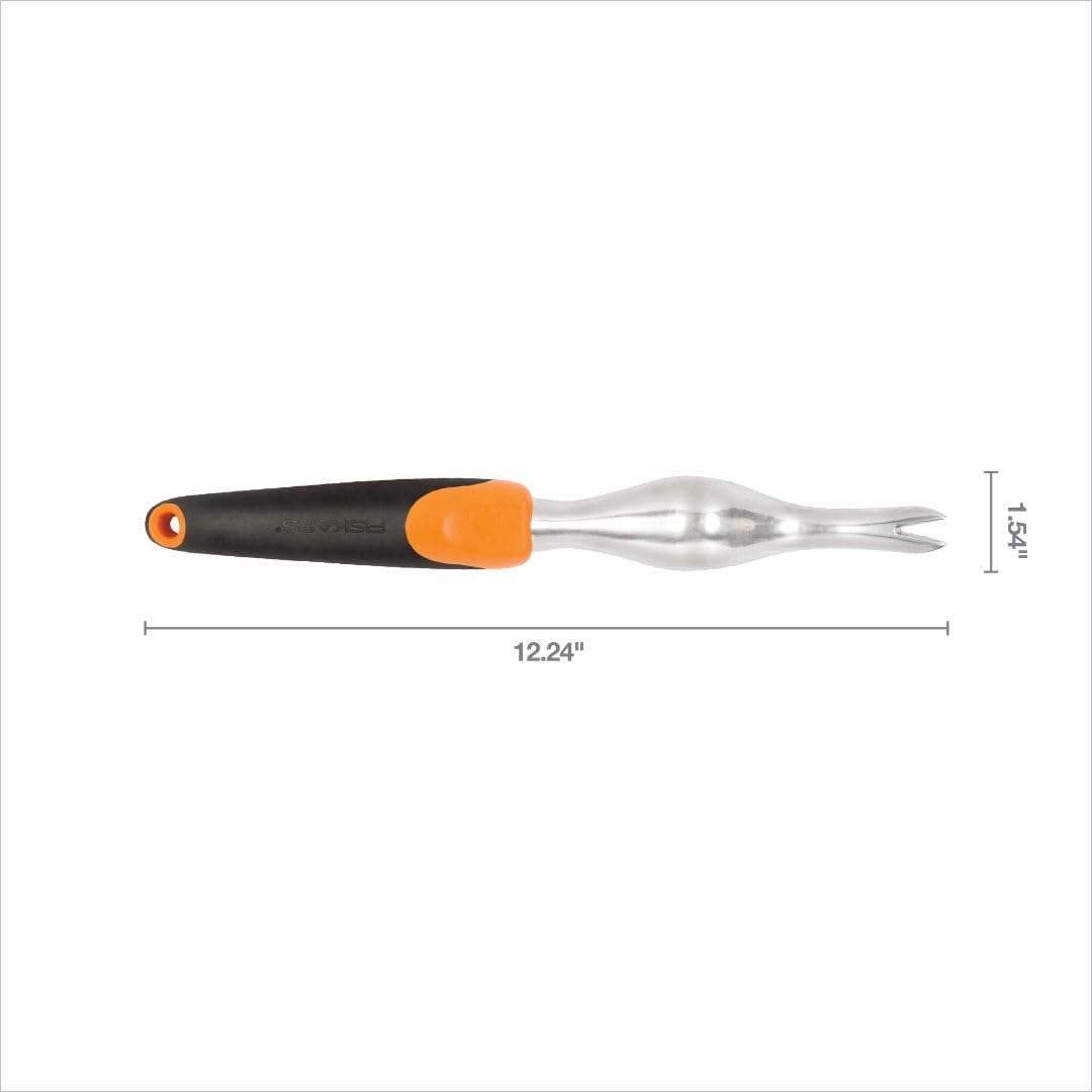 Fiskars Ergo Garden Trowel for Digging and Planting, Heavy Duty Gardening Hand Tool with Hanging Hole
