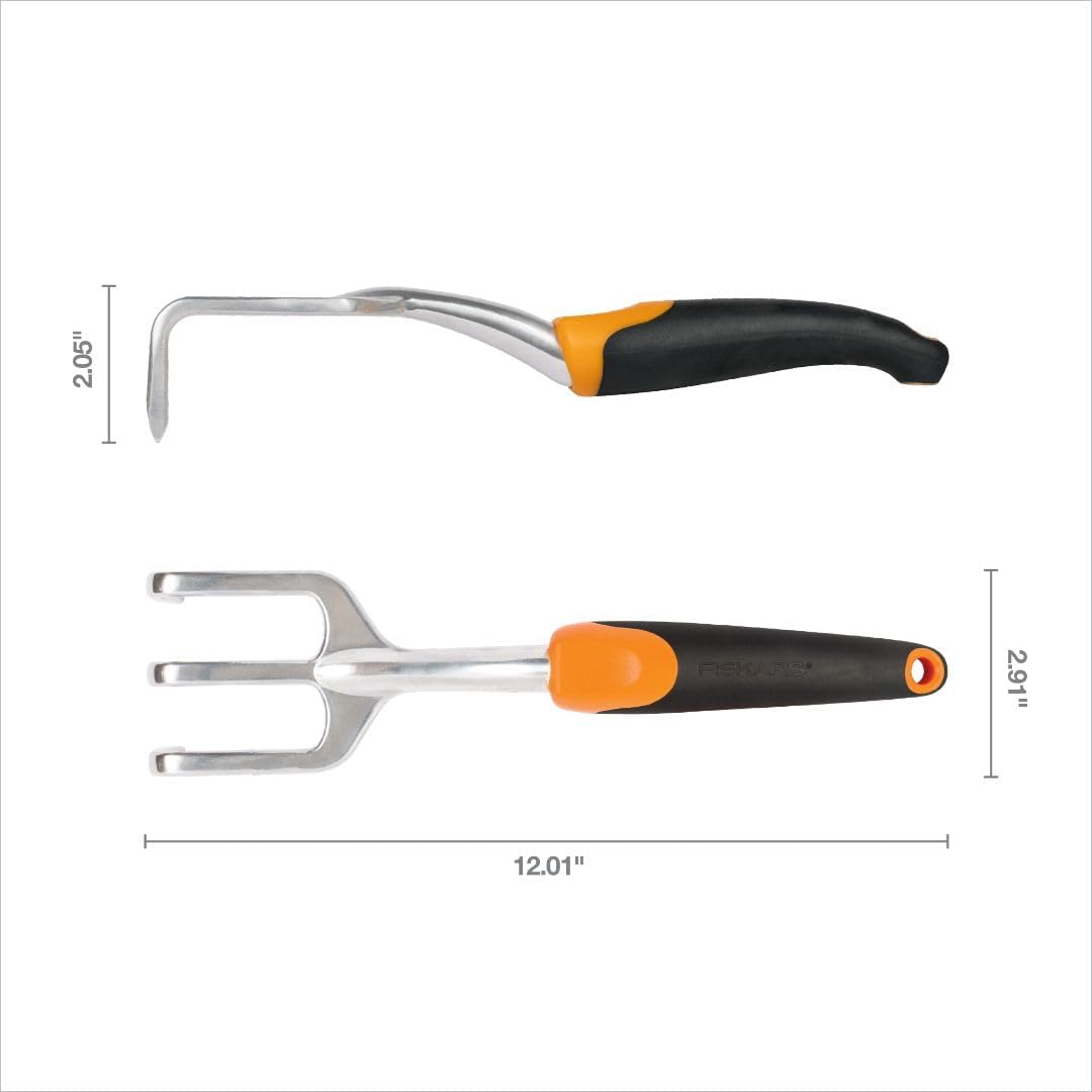 Fiskars Ergo Garden Trowel for Digging and Planting, Heavy Duty Gardening Hand Tool with Hanging Hole