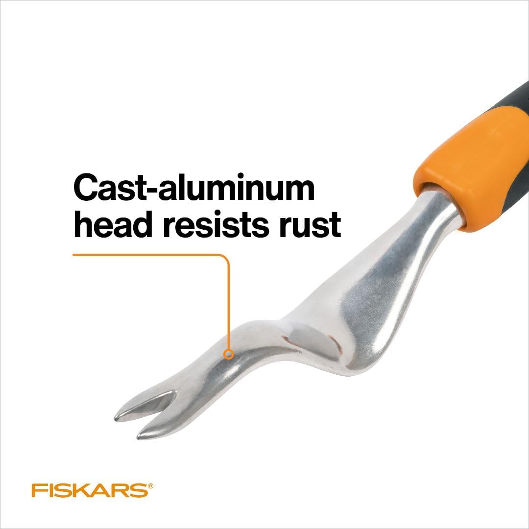Fiskars Ergo Garden Trowel for Digging and Planting, Heavy Duty Gardening Hand Tool with Hanging Hole